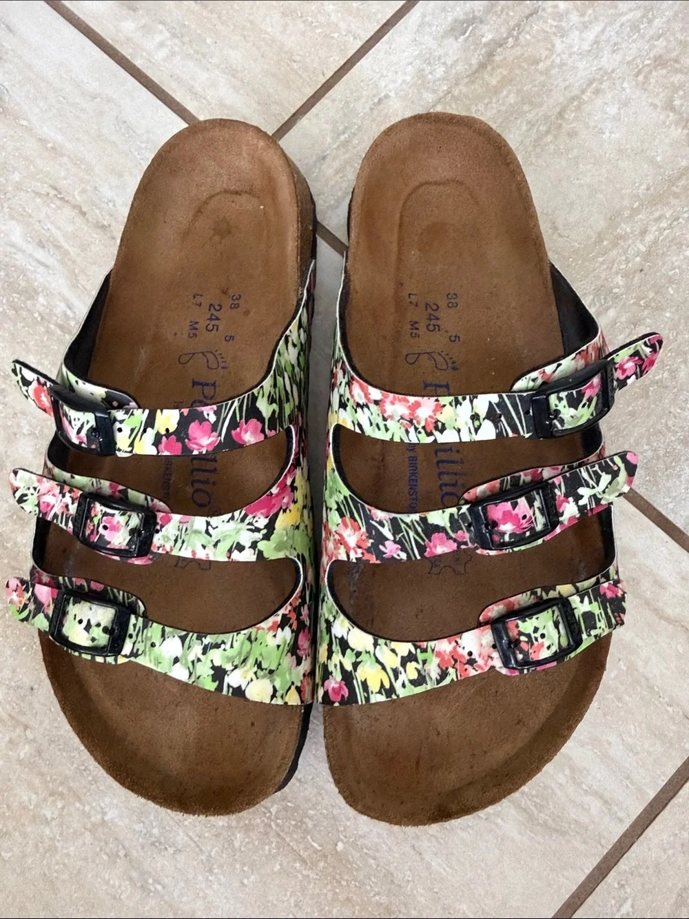 Papillio by Birkenstock Florida Spring Flower sandals